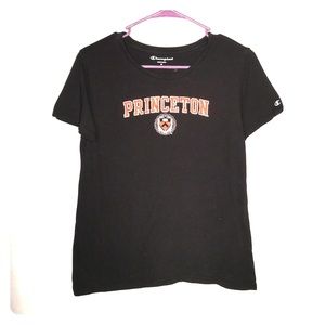 Champion Black Princeton Tee- Size medium